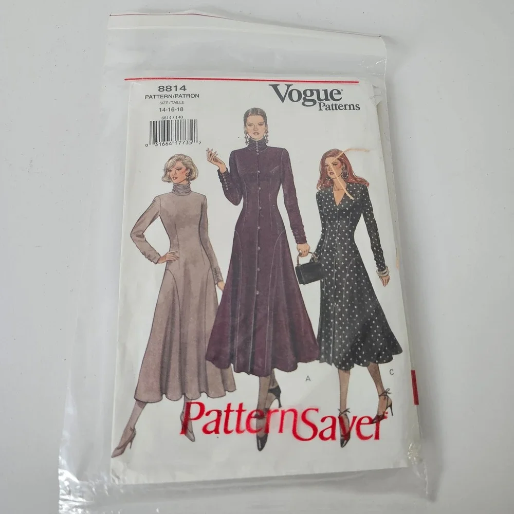 Vintage Sewing Patterns Lot‎ Butterick Vogue Dress Gown Jumpsuit Size 12 14